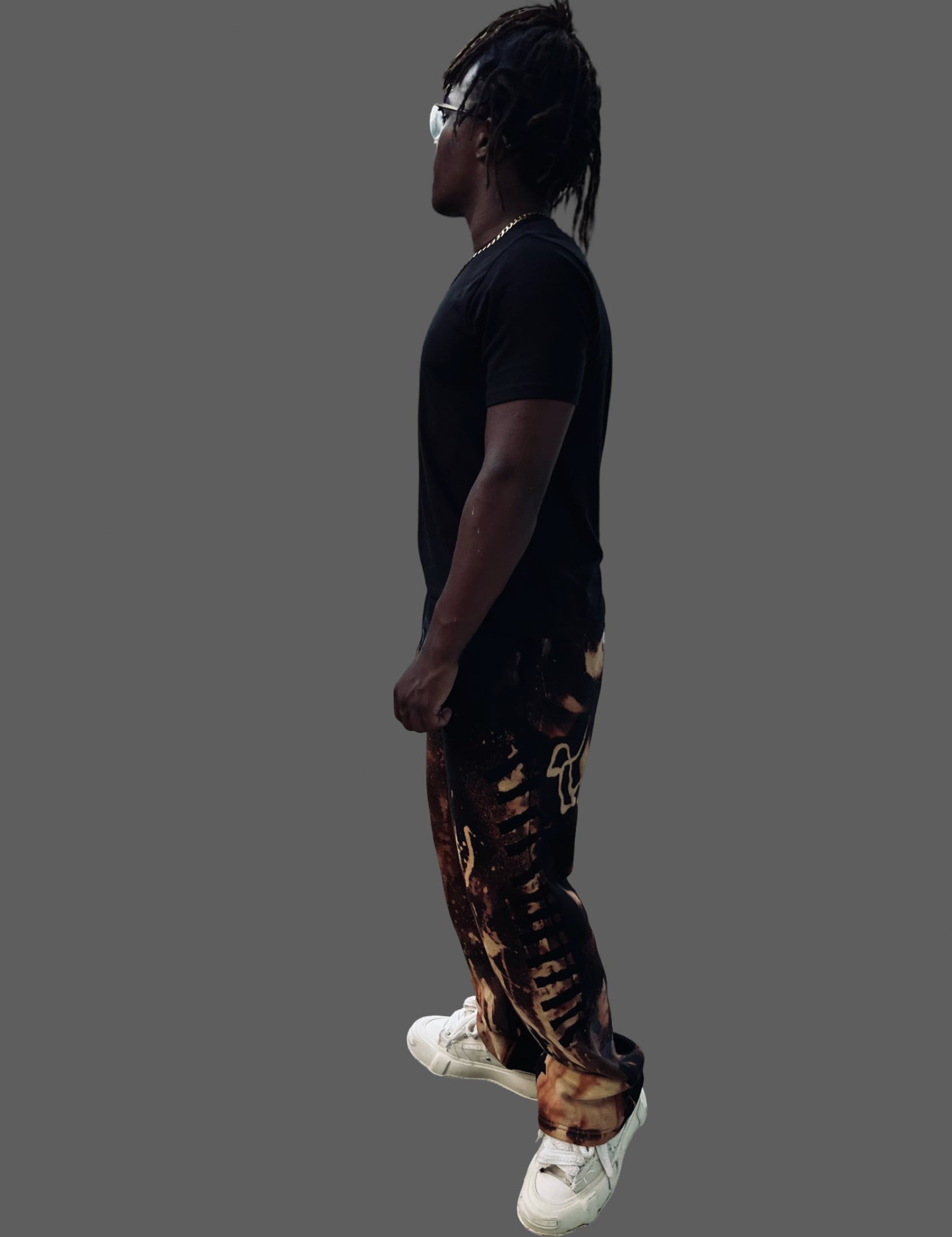 Graphic Sweatpants: “WLM” Brand